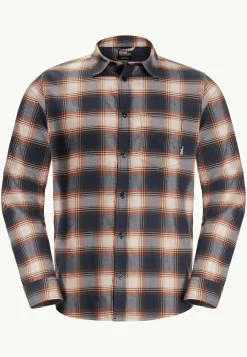 Jack Wolfskin Wanderweg Shirt M|Heren Functionele Shirts|Overhemden