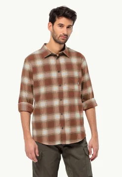 Jack Wolfskin Wanderweg Shirt M|Heren Functionele Shirts|Overhemden