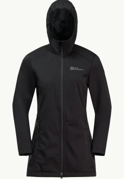 Jack Wolfskin Windhain Coat W|DAMES Wandelen|Voor- En Najaarsjacks/-Jassen