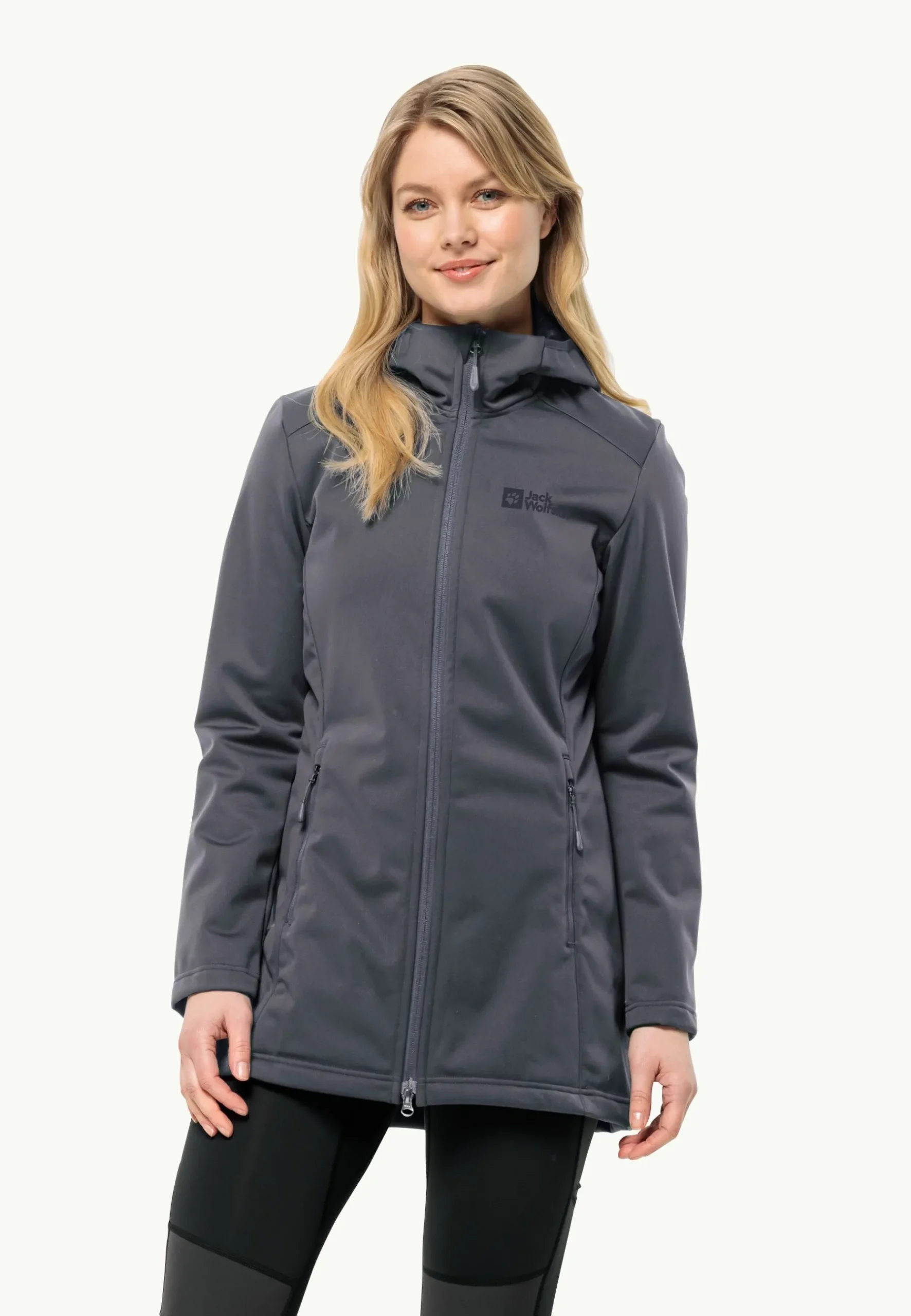 Jack Wolfskin Windhain Coat W|DAMES Wandelen|Voor- En Najaarsjacks/-Jassen
