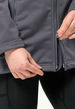 Jack Wolfskin Windhain Coat W|DAMES Wandelen|Voor- En Najaarsjacks/-Jassen