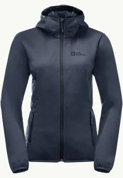 Jack Wolfskin Windhain Hoody W|DAMES Lifestyle|Wandelen