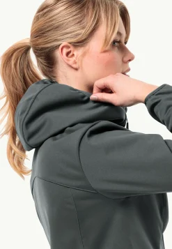 Jack Wolfskin Windhain Hoody W|DAMES Lifestyle|Wandelen