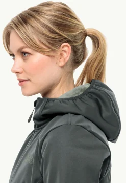 Jack Wolfskin Windhain Hoody W|DAMES Lifestyle|Wandelen