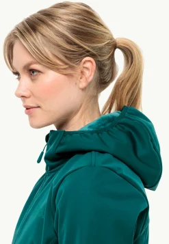 Jack Wolfskin Windhain Hoody W|DAMES Lifestyle|Wandelen
