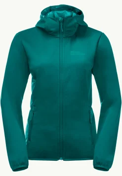 Jack Wolfskin Windhain Hoody W|DAMES Lifestyle|Wandelen