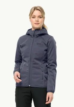 Jack Wolfskin Windhain Hoody W|DAMES Lifestyle|Wandelen
