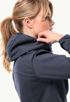 Jack Wolfskin Windhain Hoody W|DAMES Lifestyle|Wandelen