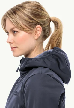 Jack Wolfskin Windhain Hoody W|DAMES Lifestyle|Wandelen