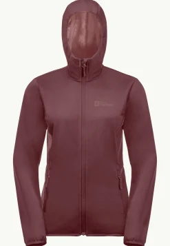 Jack Wolfskin Windhain Hoody W|DAMES Lifestyle|Wandelen