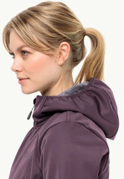 Jack Wolfskin Windhain Hoody W|DAMES Lifestyle|Wandelen