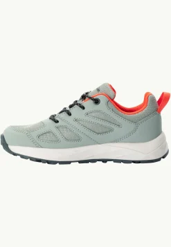 Jack Wolfskin Woodland 2 Texapore Low K|Kinderen Multifunctionele Schoenen|Waterdichte Schoenen