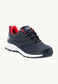 Jack Wolfskin Woodland Texapore Low K|Kinderen Multifunctionele Schoenen|Outdoor Sneaker