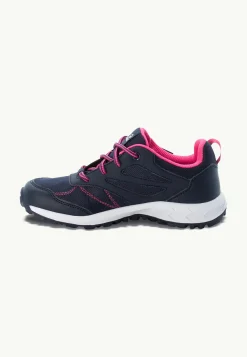 Jack Wolfskin Woodland Texapore Low K|Kinderen Multifunctionele Schoenen|Outdoor Sneaker