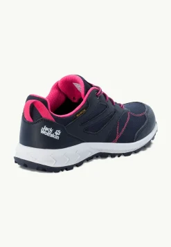 Jack Wolfskin Woodland Texapore Low K|Kinderen Multifunctionele Schoenen|Outdoor Sneaker