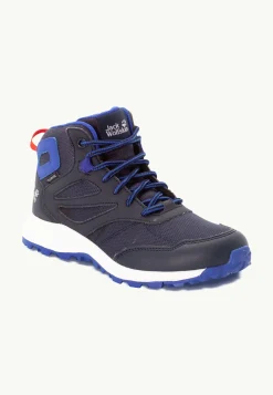 Jack Wolfskin Woodland Texapore Mid K|Kinderen Multifunctionele Schoenen|Outdoor Sneaker