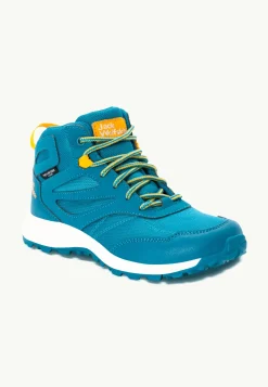 Jack Wolfskin Woodland Texapore Mid K|Kinderen Multifunctionele Schoenen|Outdoor Sneaker