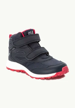 Jack Wolfskin Woodland Texapore Mid Vc K|Kinderen Multifunctionele Schoenen|Outdoor Sneaker